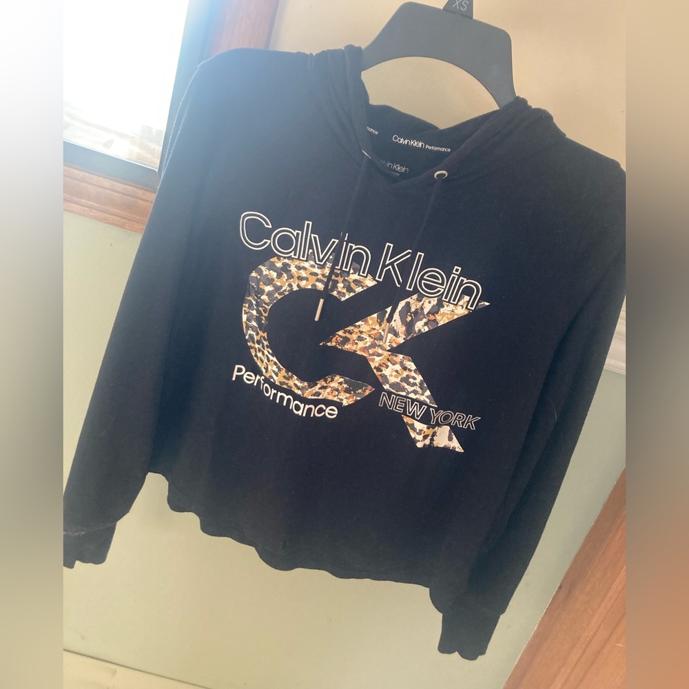 Calvin Klein long sleeve hooded shirt